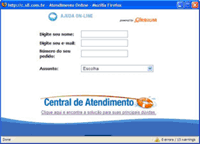 No FF, o botão Entrar quase aparece...