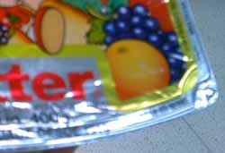 A aba sempre fica colada