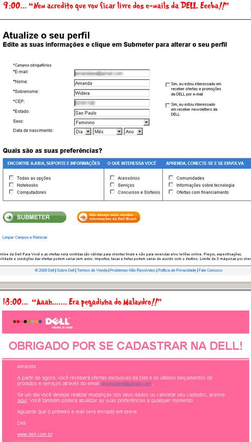 web site da Dell